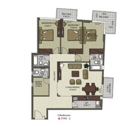 3 Beds 1584 Sq. Ft. Apartment in Chapal The Destiny