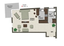434 Sq. Ft. Studio in Chapal The Destiny