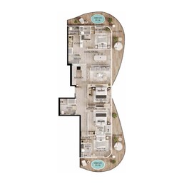 4 Beds 1916 Sq. Ft. Apartment in Citi Agua Residences