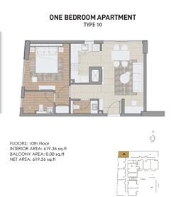 1 Bed 619 Sq. Ft. Apartment in Condor Concept 7 Residences