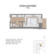 Condor Concept 7 Residences Studio Layout