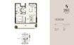 Condor Sonate Residences 1 Bed Layout