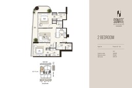 2 Beds 1397 Sq. Ft. Apartment in Condor Sonate Residences