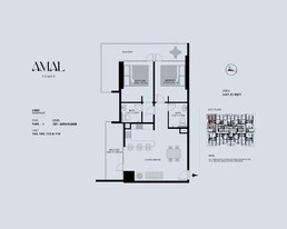1 Bed 1247 Sq. Ft. Apartment in Consolidated Amal Tower