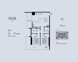 1 Bed 1261 Sq. Ft. Apartment in Consolidated Amal Tower