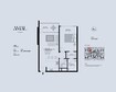 Consolidated Amal Tower 1 Bed Layout