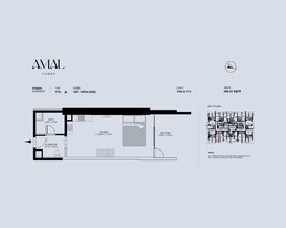 468 Sq. Ft. Studio in Consolidated Amal Tower