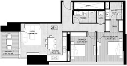 2 Beds 1120 Sq. Ft. Apartment in Continental Marina Living