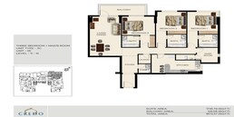 3 Beds 1872 Sq. Ft. Apartment in Credo Mon Reve