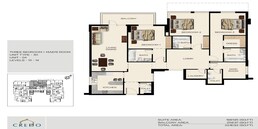 3 Beds 2240 Sq. Ft. Apartment in Credo Mon Reve