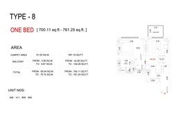 1 Bed 761 Sq. Ft. Apartment in Crystal Bay Vue