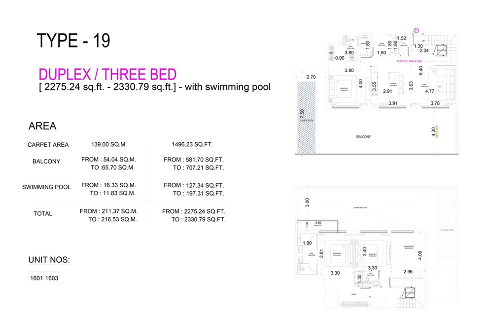 3 Beds 2331 Sq. Ft. Apartment in Crystal Bay Vue