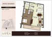 Crystal Residence Apartments 1 Bed Layout