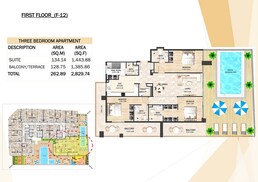 3 Beds 2830 Sq. Ft. Apartment in VHS Crystal Tower