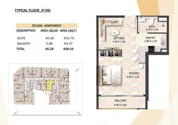 499 Sq. Ft. Row House in VHS Crystal Tower