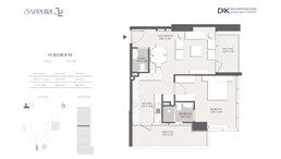 1 Bed 882 Sq. Ft. Apartment in DAK Sapphire 32 Residences