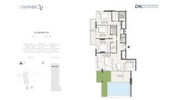 3 Beds 2399 Sq. Ft. Apartment in DAK Sapphire 32 Residences