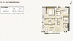 Dalmore Tower 2 Beds Layout