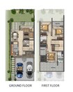 Damac Akoya Play 3 Beds Layout