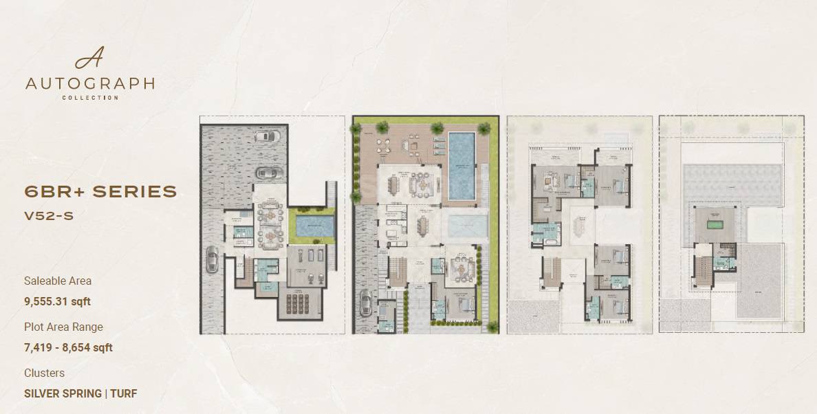 6 Beds 9555 Sq. Ft. Villa in Damac Autograph Collection