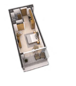 428 Sq. Ft. Studio in Damac Aykon Heights