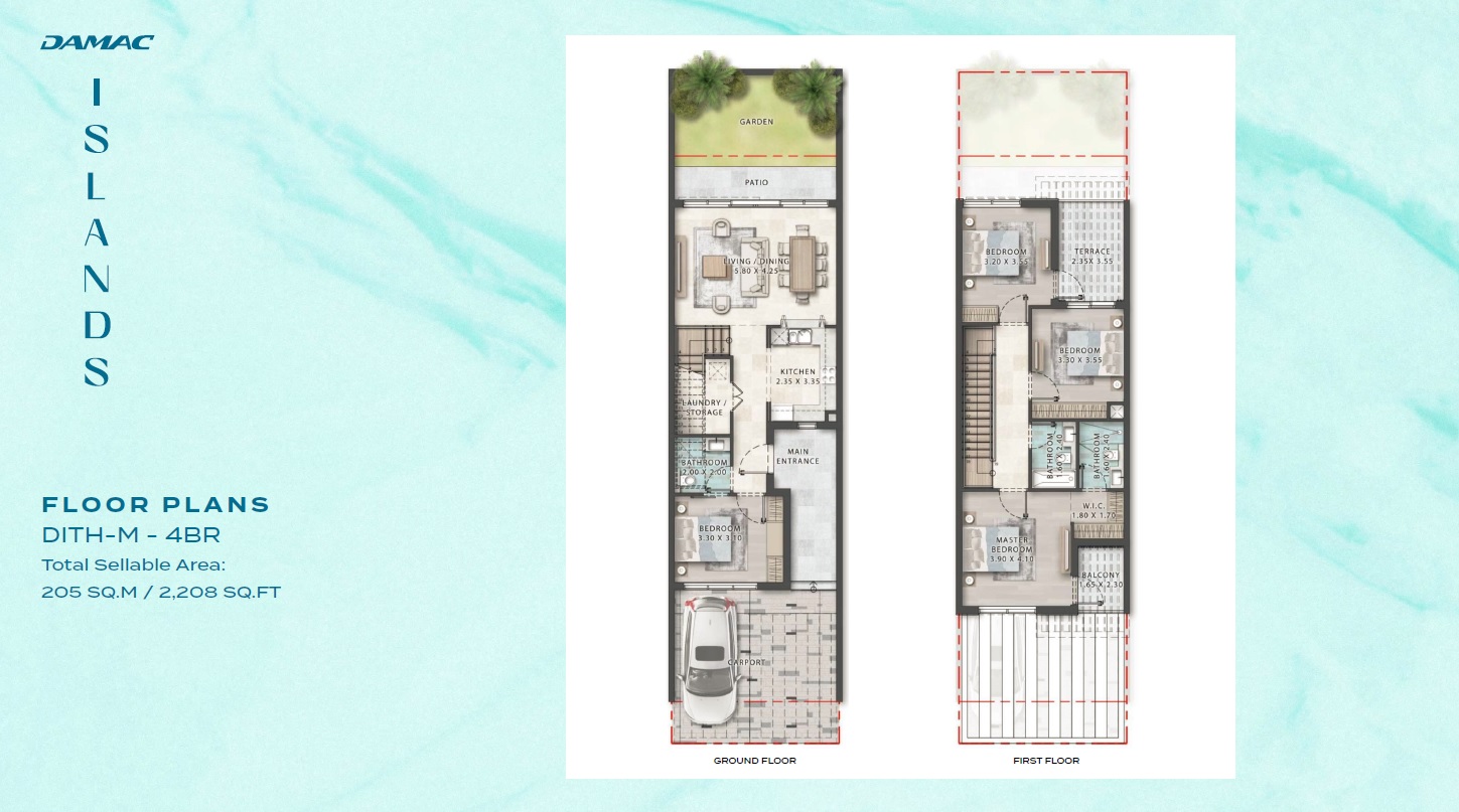 4 Beds 2208 Sq. Ft. Villa in Damac Bali 4