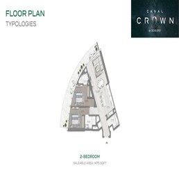 2 Beds 1475 Sq. Ft. Apartment in Damac Canal Crown