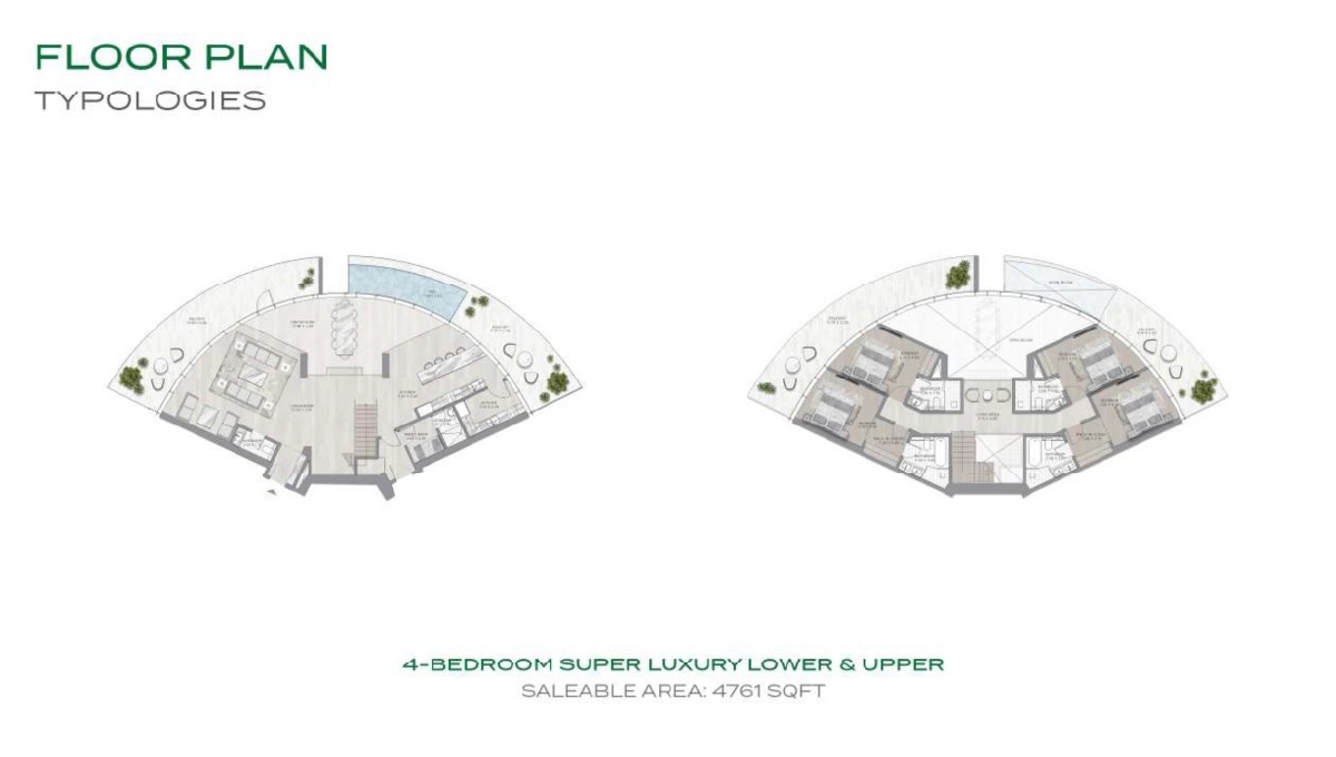 4 Beds 4761 Sq. Ft. Apartment in Damac Canal Crown