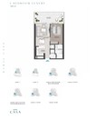 DAMAC Casa 1 Bed Layout