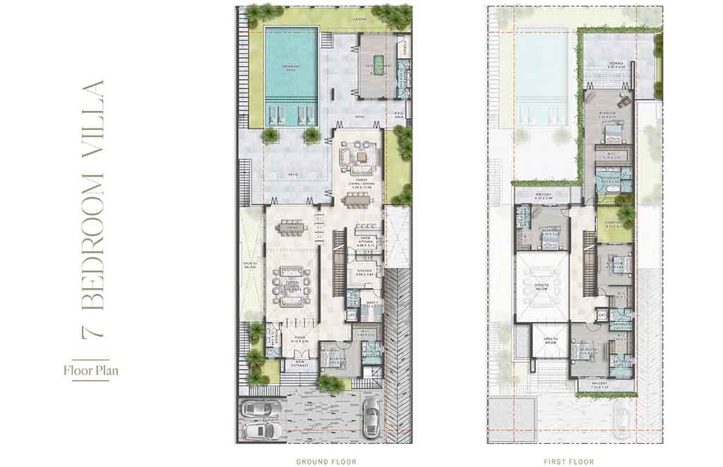 Damac Cavalli Estate 7 Layout
