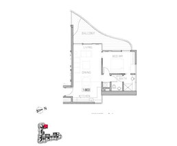 1 Bed 895 Sq. Ft. Apartment in Damac Chic Tower