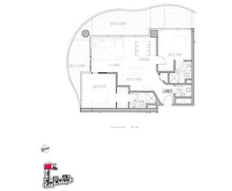 2 Beds 1541 Sq. Ft. Apartment in Damac Chic Tower