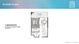 1 Bed 740 Sq. Ft. Apartment in Damac District