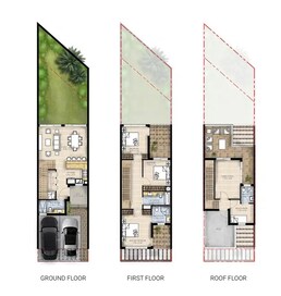 4 Beds 2700 Sq. Ft. Villa in Damac Greenwoods Phase 2