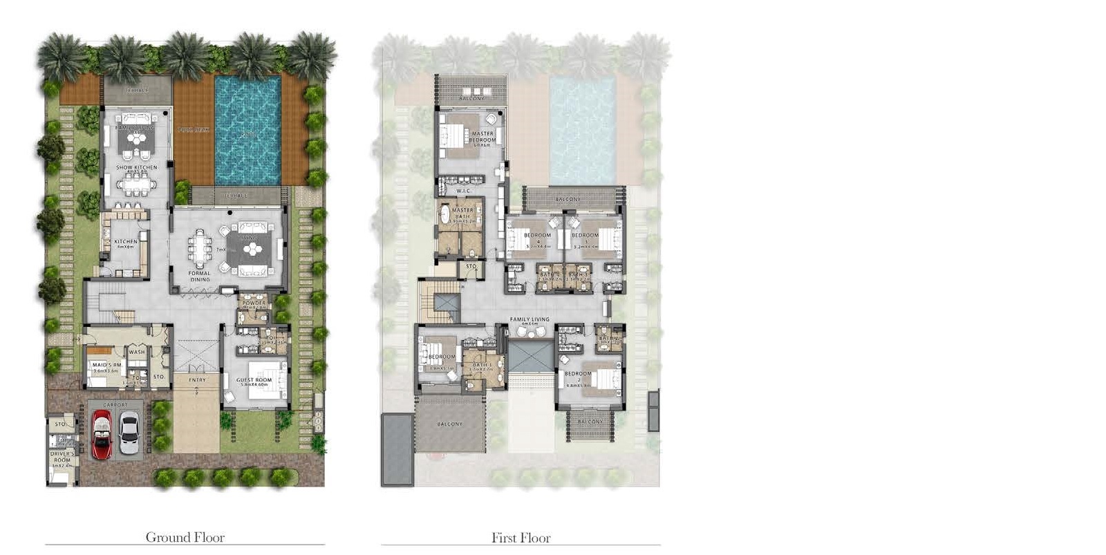 6 Beds 3175 Sq. Ft. Apartment in Damac Hills Trump Estate