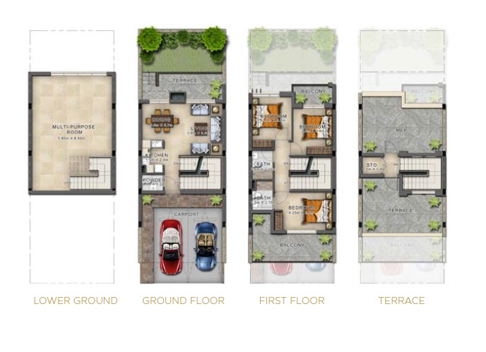 3 Beds 2772 Sq. Ft. Villa in Damac Just Cavalli