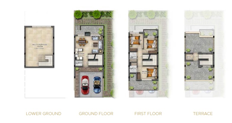 3 Beds 2829 Sq. Ft. Villa in Damac Just Cavalli