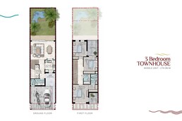 3 Beds 2073 Sq. Ft. Townhouse in Damac Lagoons Costa Brava