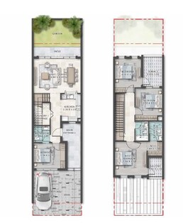 4 Beds 2273 Sq. Ft. Townhouse in DAMAC Lagoons Malta