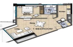 1 Bed 839 Sq. Ft. Apartment in Damac Maison Prive