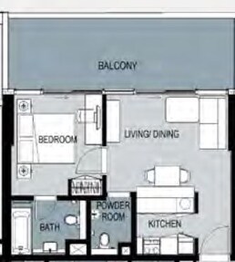 1 Bed 613 Sq. Ft. Apartment in Damac Merano