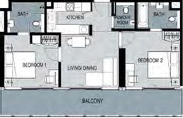 2 Beds 983 Sq. Ft. Apartment in Damac Merano