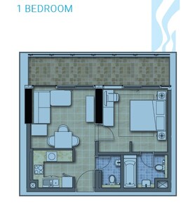 1 Bed 613 Sq. Ft. Apartment in Damac Merano Tower