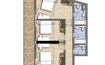 Damac Merano Tower 3 Beds Layout