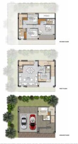 3 Beds 2696 Sq. Ft. Villa in Damac  Paramount Villas