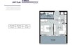Damac Reva Residences 1 Bed Layout