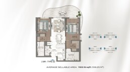 2 Beds 1165 Sq. Ft. Apartment in Damac Valencia