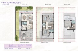 4 Beds 2415 Sq. Ft. Townhouse in Damac Violet 3