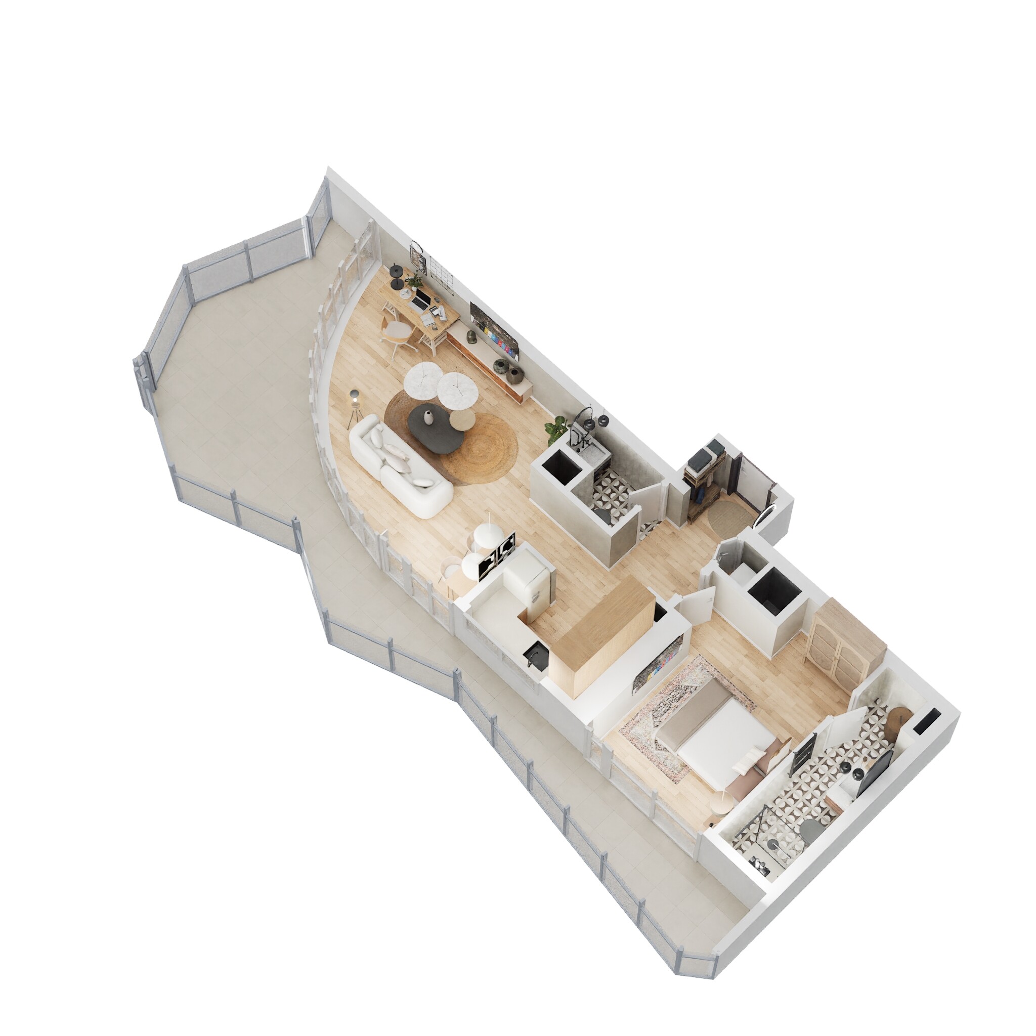 1 Bed 673 Sq. Ft. Apartment in Damac Volta