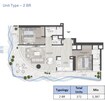 Damac Volta 2 Beds Layout